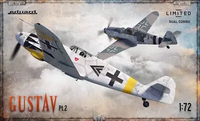 Eduard Kits 2145 1:72 Messerschmitt Bf-109G GUSTAV Pt. 2 DUAL COMBO • £22.95