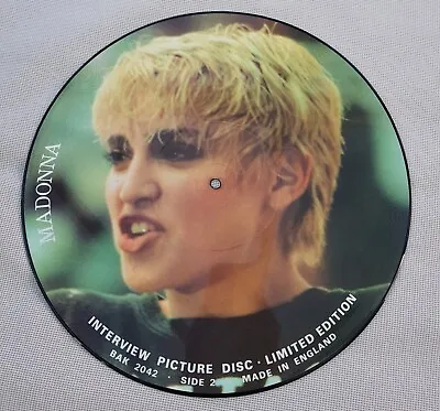 Madonna/Interview Picture Disc - Limited Edition Vinyl • £10