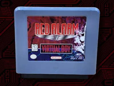 1995 Nintendo Virtual Boy Red Alarm Video Game Cartridge • $30