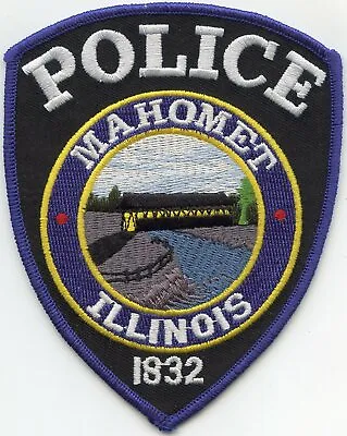 MAHOMET ILLINOIS IL Covered Bridge POLICE PATCH • $9.99