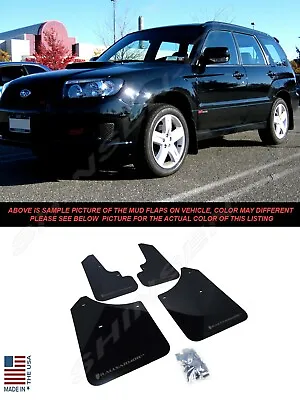 Rally Armor UR Black Mud Flaps W/ Grey Logo For 2003-2008 Subaru Forester • $159.50