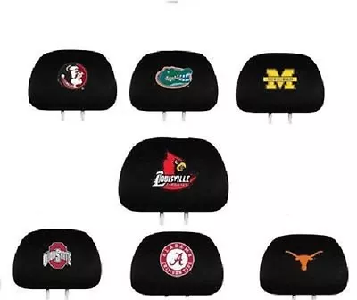 Head Rest Covers College  Ncaa Great Gift Item  New - $12.99  &  Up • $15.95