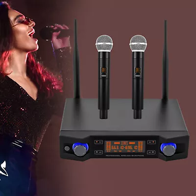 SHURE SM58 Cordless Mic Set UHF Professional Dual Wireless Microphone System • $68