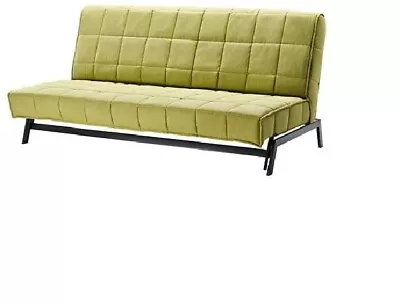 Ikea Karlaby 2 Seat Sofa-bed (120x200cm) Cover Sivik Yellow-Green 302.427.81 • £125