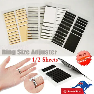 Tighteners Invisible Ring Size Adjuster Set Reducer Pad Resizing Jewelry Tool A+ • $4.11
