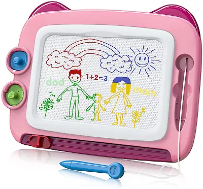 £20.49 • Buy Toys For 2 3 Year Old Girls Magnetic Drawing Board, Girls Toys Age 2 3 4 Mangna