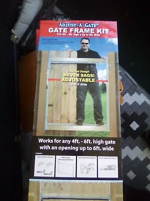 Adjust-A-Gate - Steel Frame DIY Gate Building Kit • $35