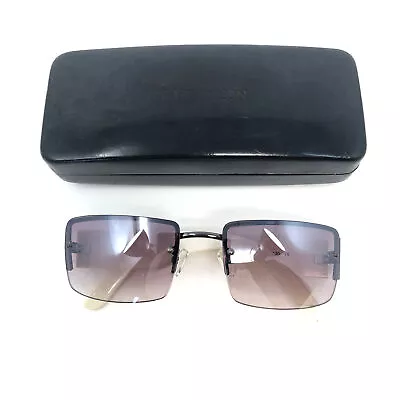 Cabouchon Sunglasses Black Square Rimless Crystals Sun Shades Frames Glasses • £16.95