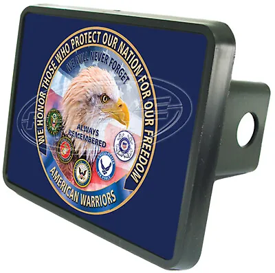 American Heroes Military Trailer Hitch Plug • $21.99