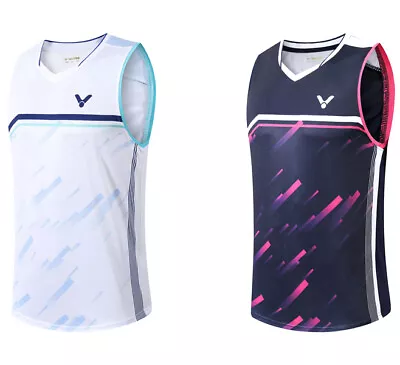 New VICTOR Adult Kid Sports Tops Tennis Clothes Badminton Sleeveless T-Shirts • $19.99