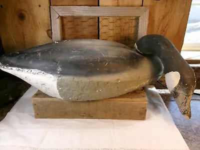 Vintage Decoys Unlimited Clinton Iowa Foam Body Goose Decoy • $21.59