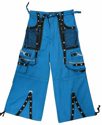 Tripp NYC - Arctic Nightmare Bondage Pants  Blue & Black NEW • $117.98