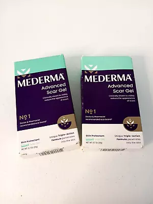 Lot Of 2 Mederma Advanced Scar Gel Skin Protectant  1.76 Fl Oz Exp 2/2024+ NEW • $22.95