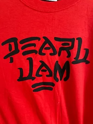 Pearl Jam Tshirt Screenprint On Gildan Size L Eddie Vedder  • $125