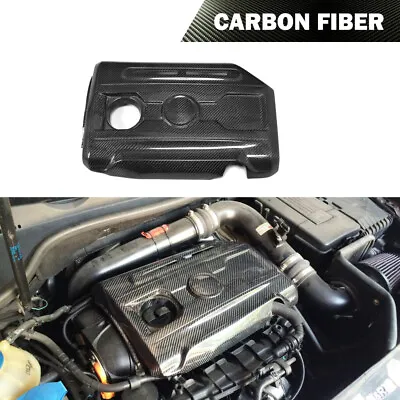 $193.79 • Buy Carbon Fiber Engine Cover Interior Hood Fit For VW Golf 6 VI GTI MK6 GTI 10-13