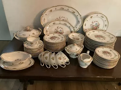 VTG!! Fuji China “Fleurette”  (Set Of 70) Made In Occupied Japan Gorgeous Set • $425