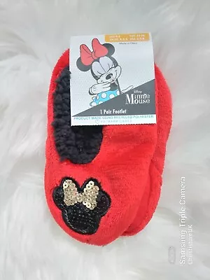 ❤New Disney Minnie Mickey Mouse Footlet For Kids Primark Age 2-3 Size UK 6-8.5❤ • $12.43