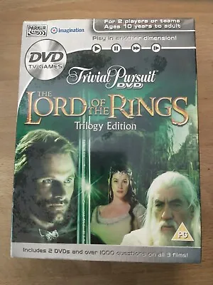 Trivial Pursuit Interactive DVD Game Lord Of The Rings Trilogy Edition NEW • £4.99