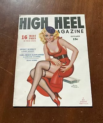 High Heel Magazine September 1937 Vol 1 #6 Sweet Suspect VF Driben Cover Silk • $70