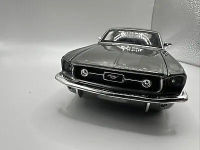 1/24 Maisto 1967 Ford Mustang GT Diecast Model Car Metallic Gray 31260 • $9