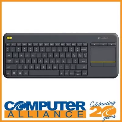 Logitech Wireless Keyboard K400 Plus PC-to-TV Control Touch Pad Mouse Combo AU • $79.52
