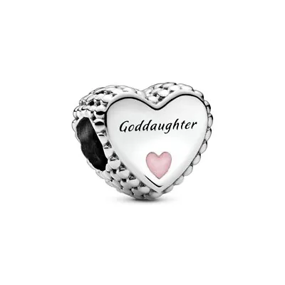 Grand Daughter Pink Charm Love You To The Moon 💜 925 Sterling Silver • £14.39