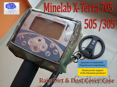 Minelab X-Terra 305  505  705  Metal Detector Rain Dirt & Dust Cover Case New • $14.90