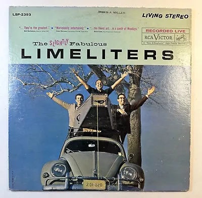 The Limeliters The Slightly Fabulous Limeliters LP Vinyl W/1960 VW Beetle Cover • $5.99