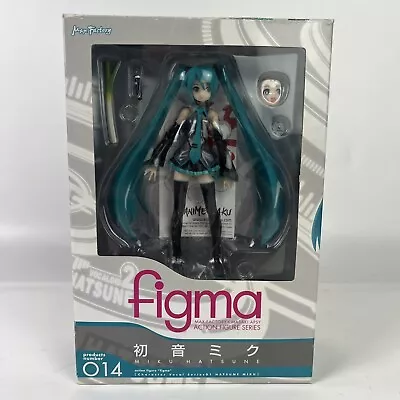 Miku Hatsune Figma 014 Vocaloid Action Figure Max Factory 2008 From Japan • $59.99