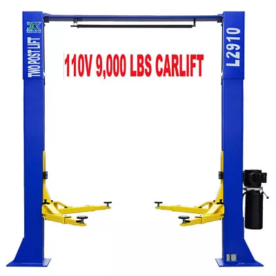 110V 9000 LB OVER HEAD L2910 2 Post Lift Car Auto Truck Hoist Great Quality !! • $2499