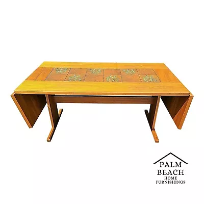 MCM Dining Table Teak & Tile By GANGSO MOBLER • $1995