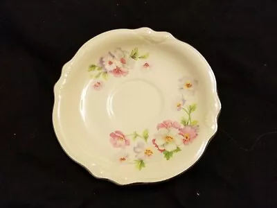 Homer Laughlin Virginia Rose Shape Fluffy Rose Saucers • $2.99