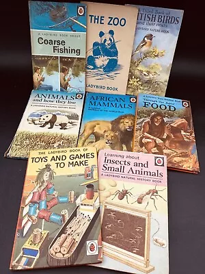 Ladybird Books X 8  Bundle Job Lot Vintage 1960's Animals Inc Rare The Zoo • £18.47