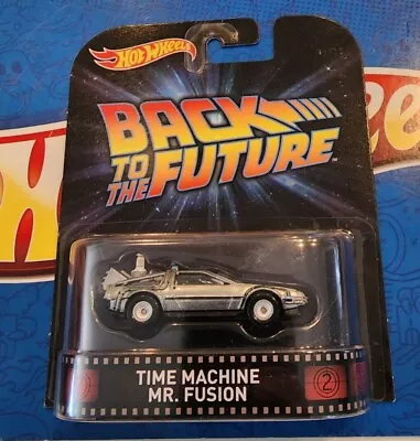 Hot Wheels Back To The Future Retro Entertainment Time Machine Mr. Fusion Car • $34.99