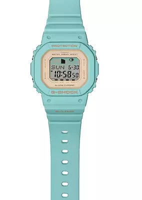 Casio G-Shock G-Lide Digital Aqua Blue Women's Watch GLXS5600-3 • $92.99