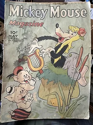 Mickey Mouse Magazine Vol. 4 No. 8 (May 1939 Comic) - Good/Very Good • $120