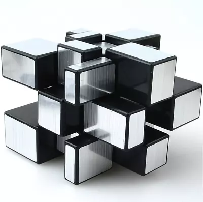 TANCH Mirror Speed Magic Cube 3X3 Puzzle For Children & Adults Silver • $12.06