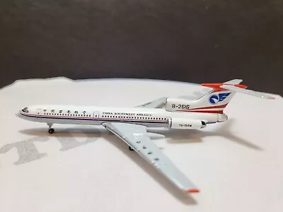 1/400 China Southwest Airlines Tupolev Tu-154 80's Colors B-2616 Aeroclassicc • $79.99