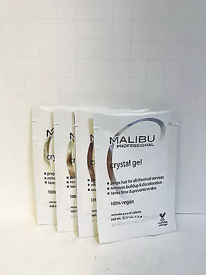 Malibu 2000 Crystal Gel Hair Treatment Professional Normalizer - 4 Packs • $25.95