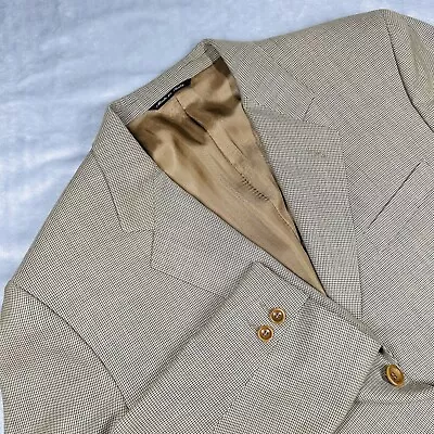 Vintage Canali Mens Blazer Sport Coat Jacket Size 52R IT (42R US)  100% Wool • $48