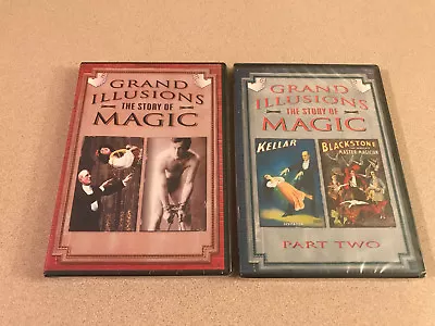 Grand Illusions: The Story Of Magic Parts 1 & 2 DVD Set New Sealed OOP HTF • $179.44