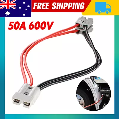 $14.25 • Buy 50 Amp Anderson Plug Connector Double Y Adaptor 1 To 2 6mm Automotive Cable