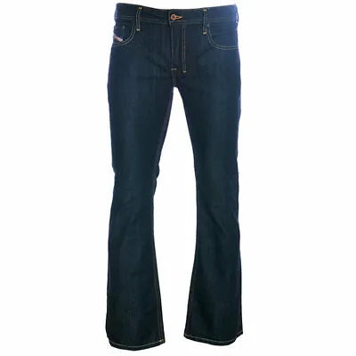 £39.99 • Buy DIESEL Mens Jeans Denim Regular Bootcut Fit Cotton Pants Indigo Trousers