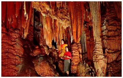 $1 • Buy Postcard Luray Caverns VA Cathedral Side Wall Onlookers
