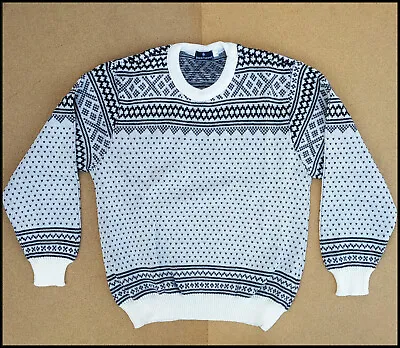 £10 • Buy Uk Knitted Classic Fairisle Mens Ladies Christmas Xmas Jumper Sweater Size S/m