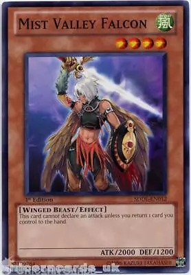 SDDL-EN012 Mist Valley Falcon 1st Edition Mint YuGiOh Card • $1.23