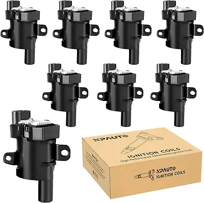 Round Ignition Coil Pack Compatible With V8 4.8 5.3 6.0 Chevy Silverado 1500 250 • $137.99