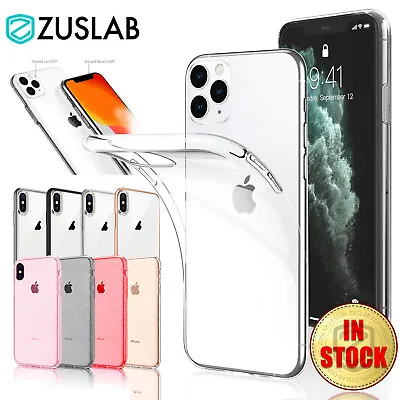 $6.95 • Buy For IPhone 12 8 7 Plus SE 11 Pro XS Max X XR Mini Case Clear Slim Soft Cover
