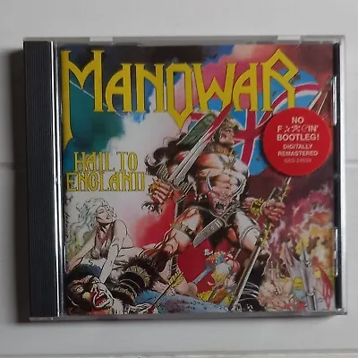 Hail To England By Manowar 1993 Reissue CD • $18.68