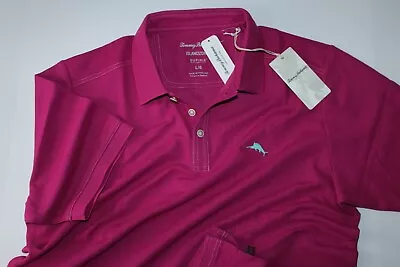 Tommy Bahama Emfielder 2.0 Polo Shirt SS T220856 Pique New Festival Purple • $59.95